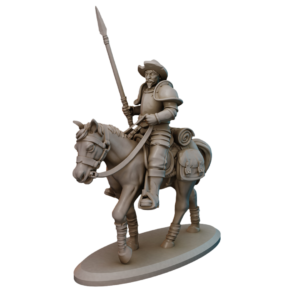 Knight Conquistador on Horse