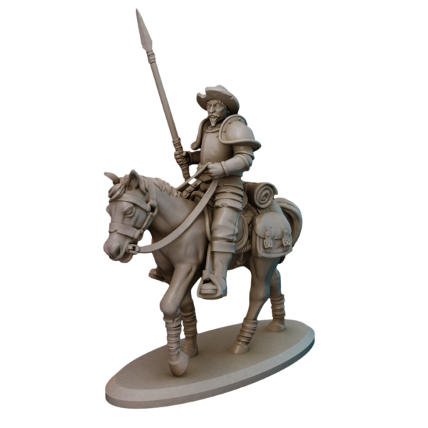 Knight Conquistador on Horse