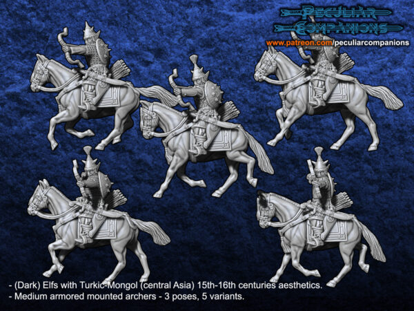 329175e5428e679e6663582a68a2921f.jpg Turko-Mongol Dark Elfs Medium Armored Mounted Archers - x1