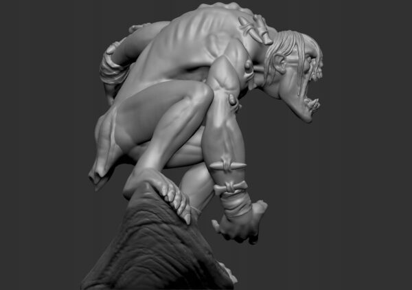 Wendigo - Sabertooth Collectibles - Druk 3D