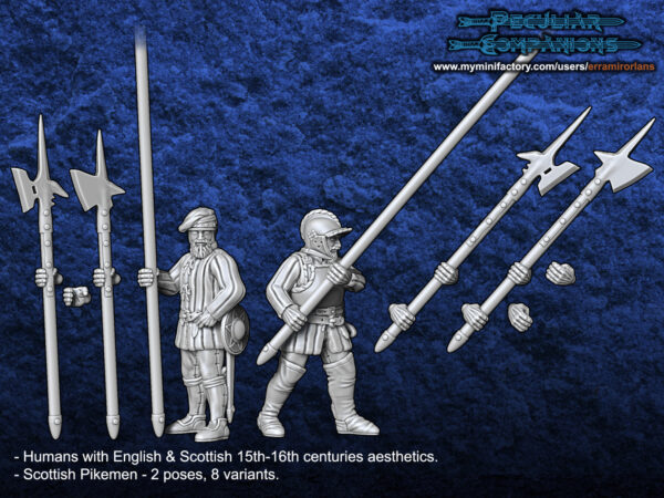 Scottish Pikemen - 10x