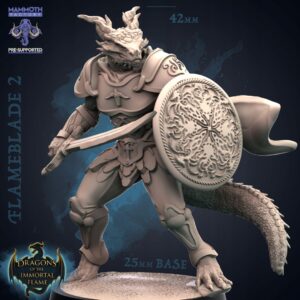 3309e8cbd5d167b3e470cef913134311.jpg Drakkari Flameblade #2- Mammoth Factory - Druk 3D