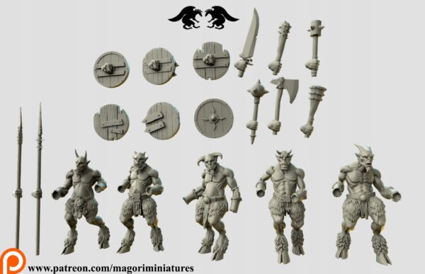 Goatling / Ungors - Magori Miniatures - Druk 3D