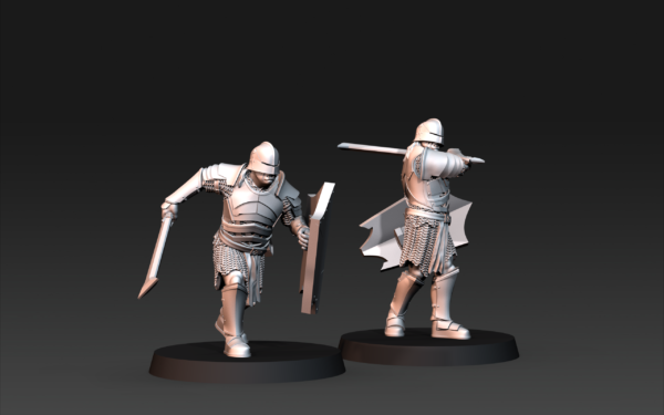Blood Handed Orcs With Shield and Sword - x10