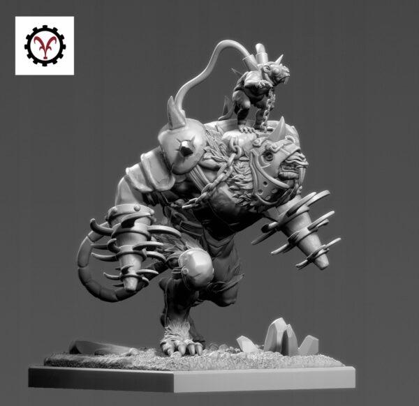 Rat Ogre Grinder - Vinciminiatures - Druk 3D
