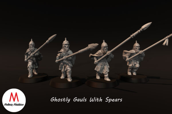 Ghostly Gauls With Spears - x4