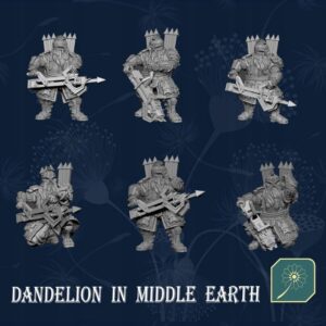 Dwarfs Warriors Crossbowmen x 6 - Minifaktura