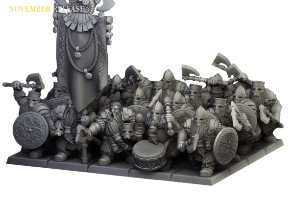 Dwarf Huscarls - 7x + 3x Command