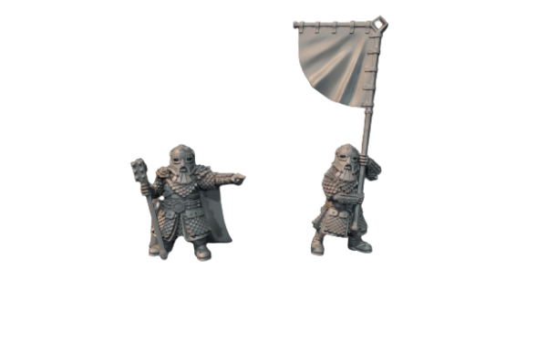 Dwarven Varjag Commanders - Krasnoludźcy Dowódcy 2x