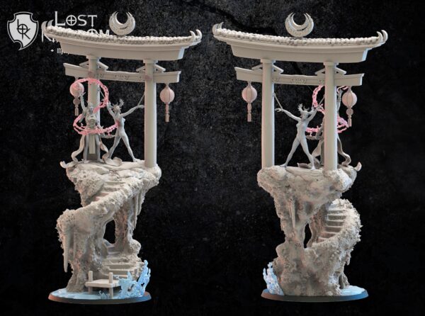 368b0a88551a47ff36cca98fcb5dfb2e.jpg Dark Elves - Shigeko, Miko on Sacrifice Stone