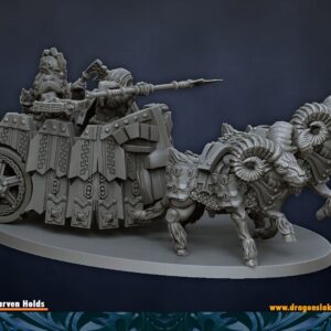 Ram Charriot #2 - DLM - Dwarven Holds - Druk 3D