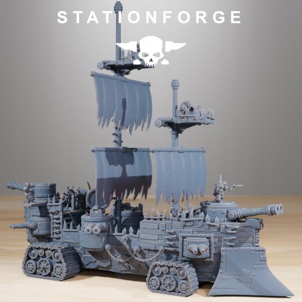 Gobs Pearl Battle Ship 1 - Station Forge - Druk 3D