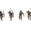 13th Century Unarmoured Whelsh Archers - 4 Pozy