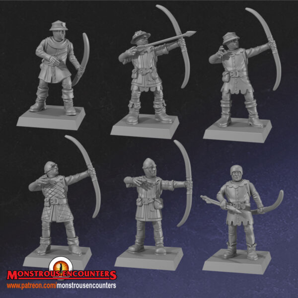 Bowmen Unit 7x + CMD 3x - Monstrous Encounters