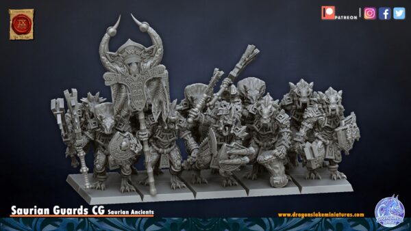 Saurian Guards x10 - DL Miniatures - Minifaktura