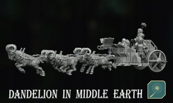 Dwarfs Ram Epic Chariot - DIME - Minifaktura