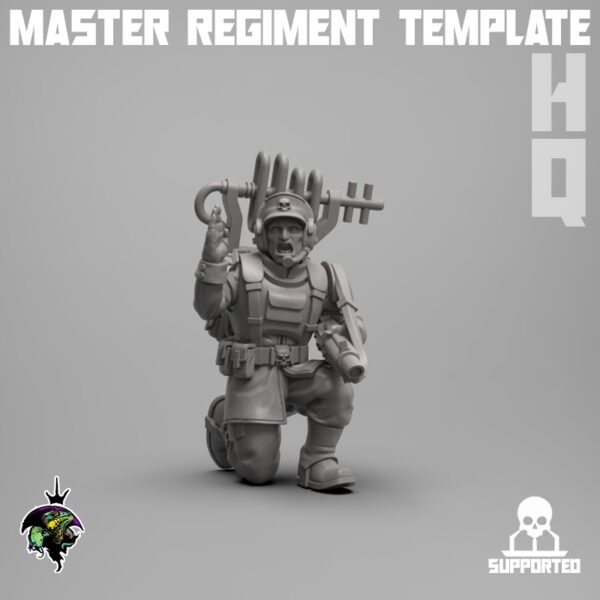 Master Regiment Template HQ Expansion - 8 szt.