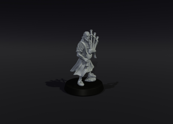 Highlander with Bagpipe - Medbury Miniatures