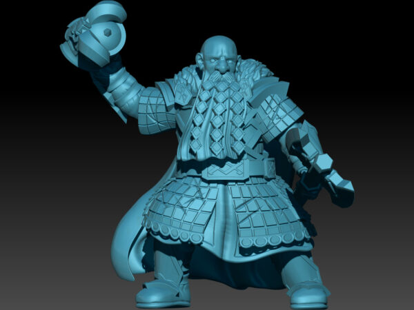 Dwarf King On Foot