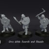 Orc Warriors with Sword and Shield - Pojedyńcze Modele