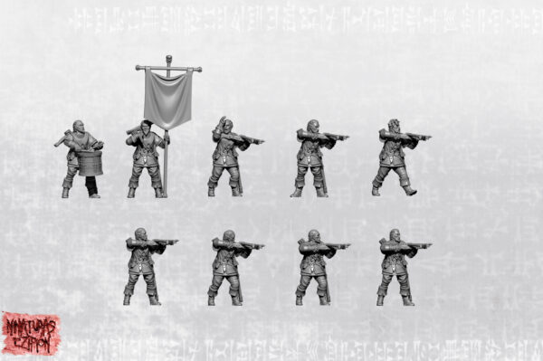 REINHARDT'S CROSSBOWMEN - Minifaktura - Druk 3D