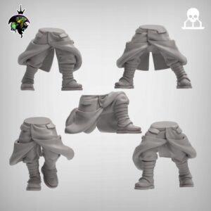 French Coat Legs - 5 szt. - RO - Druk 3D