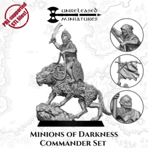 Minions of Darkness Mounted Commander - x1