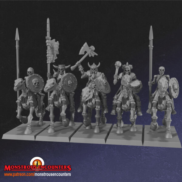 Skeleton Horsemen Unit - Monstrous Encounters