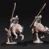 Warg Riders with Halberds - x2