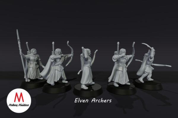 Elven Archers - Wood Elves - 5 Póz