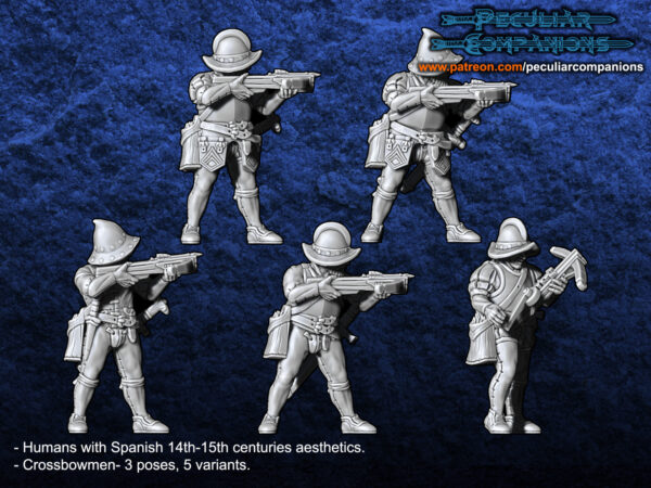 Spaniard Humans Crossbowman - x1
