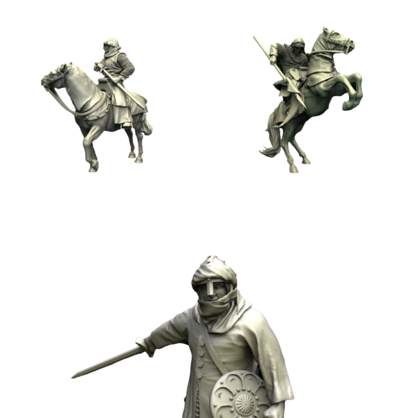 Zestaw 3 Władców Arabskich - ibn Abbad, Ibn Tasufin, Ibn Buluggin