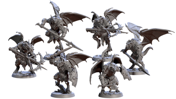 Draconian Shock Troops Winged - x1