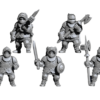 Medium Armored Infantry with Polearms (Pollaxe) - 10x