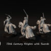 13th Century Knights with Swords - Rycerze 3x Oddział