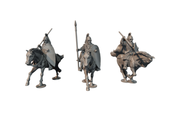 Hengstland Huscals Mounted with Spears - 3 Pozy