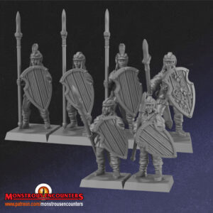 Wood Elf Spearmen/Swords/Archers - Monstrous Encounters