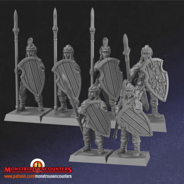 Wood Elf Spearmen/Swords/Archers - Monstrous Encounters