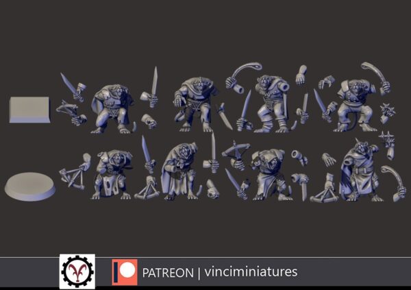 Shadow Assassin - 10 szt. - Vinciminiatures