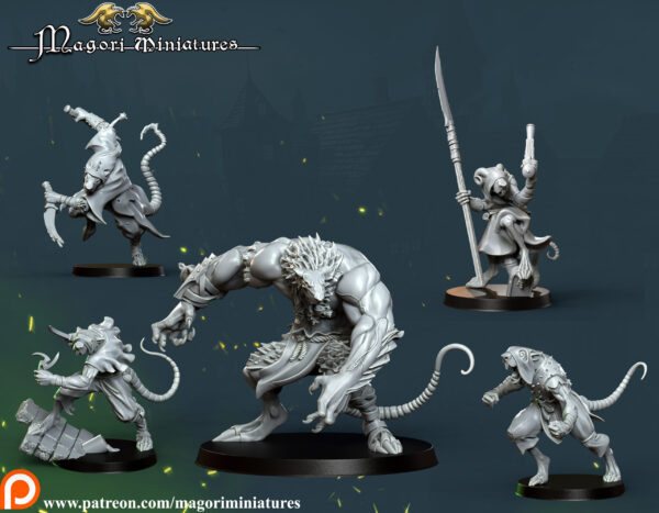 43c6f8837bbb1da6cf740db1edc448b0.jpg Ratfolk Warband vol2 - x5