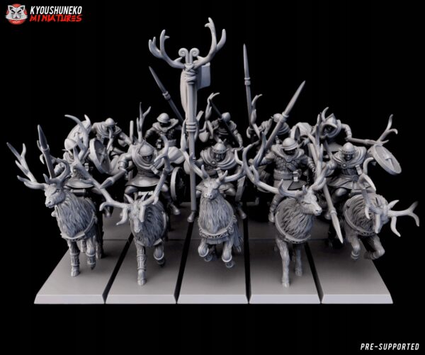 Deer Brothers x5 - Kyoushenko Miniatures - Druk 3D