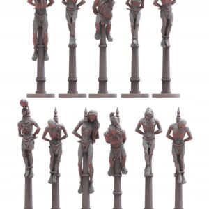 Impaled Prisoners - Lost Kingdom - druk 3D