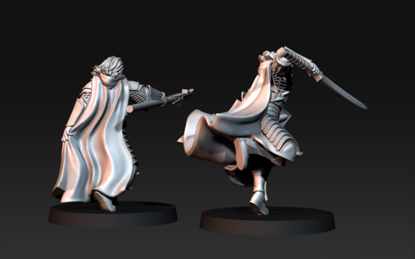 Bloody Elven King Guard - Miecz/Włócznia - 6x
