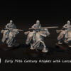 4448943953dd7195019e68f6cbef840b.jpg Early 14th Century Knights with Lances - Rycerze na Koniach 3 Pozy