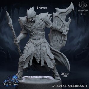 Dralfar Spearmen #4 - Mammoth Factory - Druk