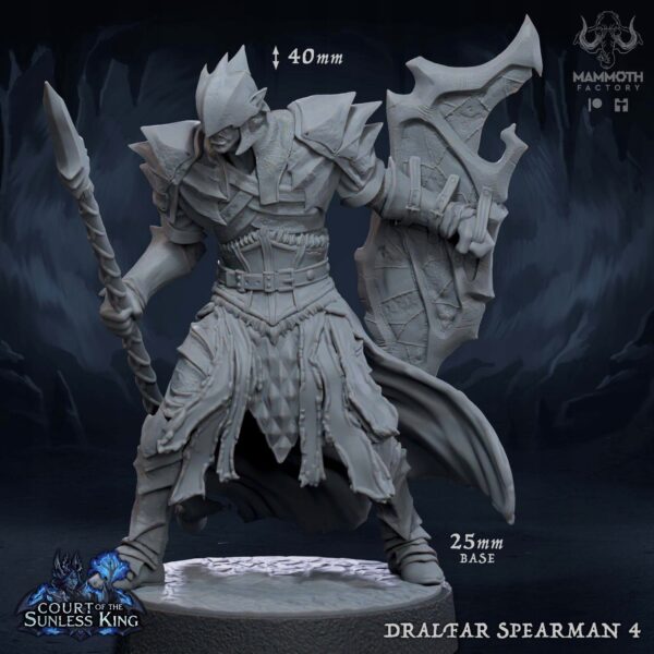 Dralfar Spearmen #4 - Mammoth Factory - Druk