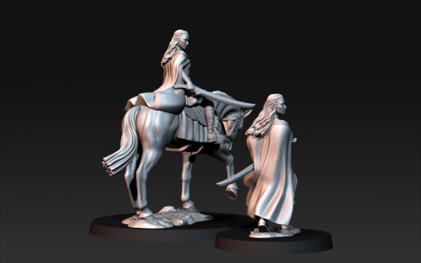 Bloody Elf Maiden Mounted