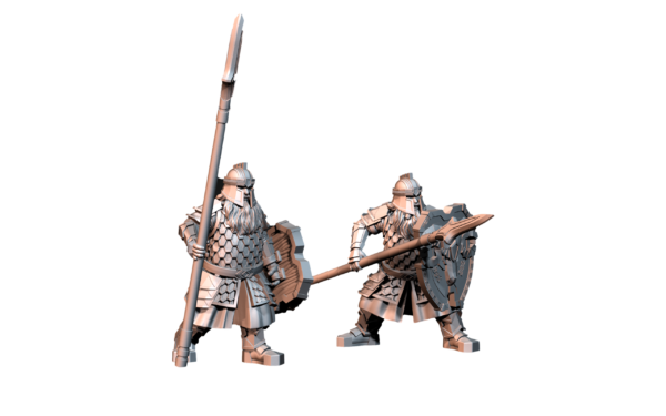 44f1db33b2c128c6288874838f9fe2c7.png Silver Goat Dwarves Spearmen on Foot - 1szt. 6 póz