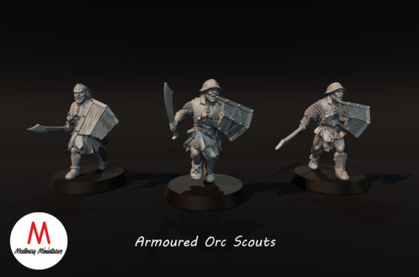 Armoured Orc Scouts - 3x