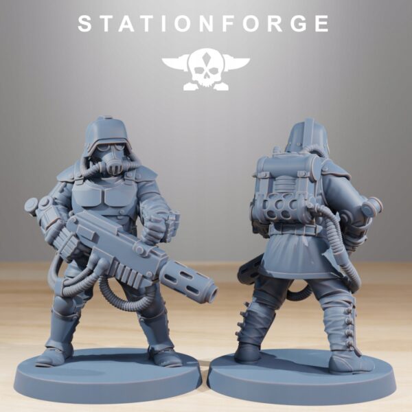 Grimguard Commandos x10 - Station Forge - Druk 3D